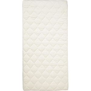 BabyCalin Matelas bébé blanc en coton biologique 60x120 cm