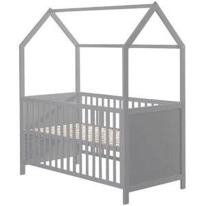 roba Lit cabane bébé 70x140 évolutif en bois taupe - Publicité