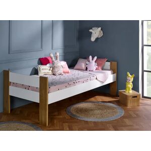 Nateo Concept Lit enfant 90x190 CODY – Blanc/Bois