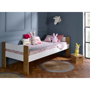 Nateo Concept Lit enfant 90x190 CODY – Blanc/Bois - Publicité