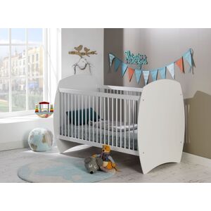 Nateo Concept Lit bébé évolutif 70x140 CALTON - Blanc