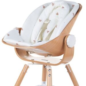 Childhome Coussin réducteur naissance pour chaise haute Evolu Newborn Jersey coeurs dorés - Publicité