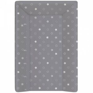 Babycalin Matelas à langer Luxe avec toise étoiles gris (50 x 70 cm) - Publicité