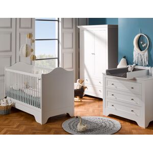 Chambrekids Chambre bébé complète Occitane Blanc