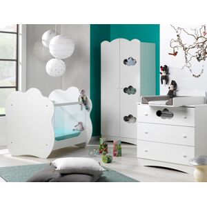 Chambrekids Chambre bébé Lit Plexiglas® Altéa Blanc