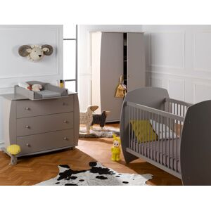 Chambrekids Chambre bébé complète lit 70x140 Médéa Sable & Lin - Publicité