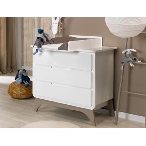 Chambrekids Commode a langer Bonheur Blanc & Lin