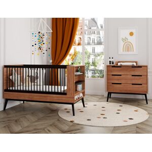 Chambrekids Chambre bébé duo Noyer Vintage OCTAVE