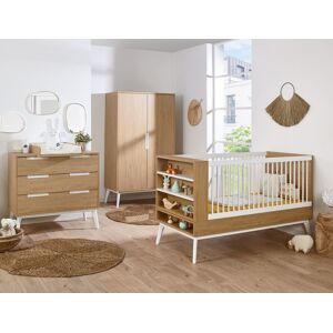 Chambrekids Chambre bébé complète Chêne Vintage Octave - Publicité