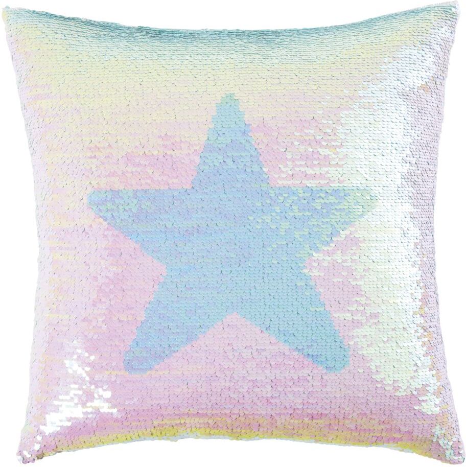 Maisons du Monde Coussin à sequins réversibles multicolores imprimé 40x40