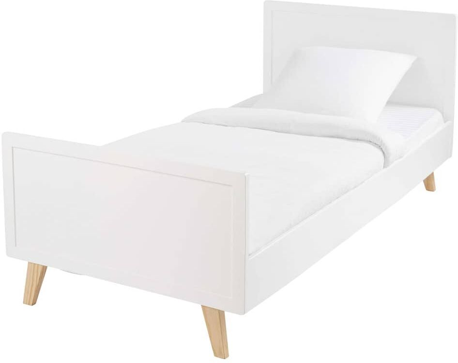 Maisons du Monde Lit 90x190 blanc April