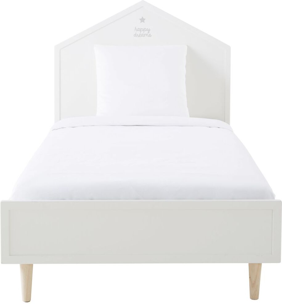 Maisons du Monde Lit 90x190 blanc imprimé étoile Dreams