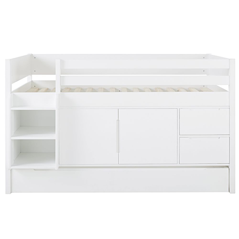 Maisons du Monde Lit surélevé combiné 90x190 blanc Dreams