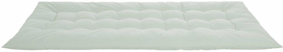 Maisons du Monde Matelas de sol en coton vert d'eau 90x190