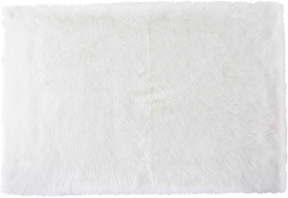 Maisons du Monde Tapis imitation fourrure écrue 120x180