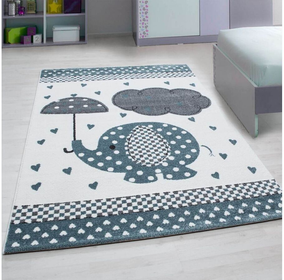 BOBOCHIC Tapis enfant CANDIES 5 Bleu 120x170