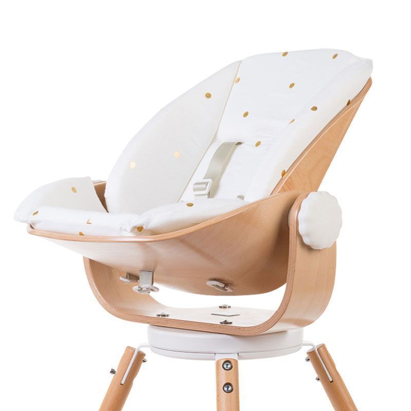 CHILDHOME Mαξιλάρι Καθίσματος Για νεογέννητο Childhome EVOLU Jersey Gold Dots