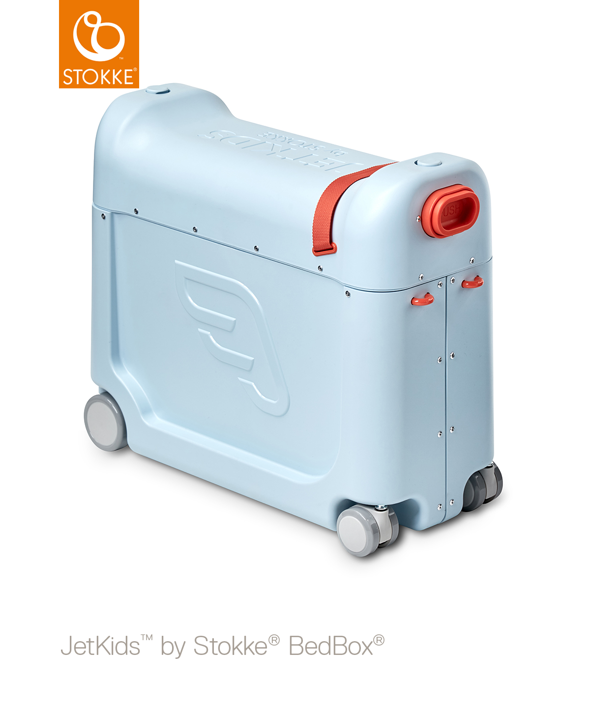 STOKKE Bαλίτσα-Κρεβατάκι Ταξιδίου JetKids™ by Stokke® BedBox 2.0 Blue Sky