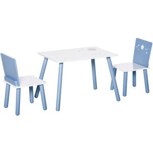 HOMCOM Poltroncina per Bambini con Design a Coniglio e Gambe in Legno,  53x47x54.5cm, Crema