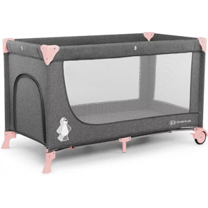 KinderKraft Lettino da Campeggio JOY Pink