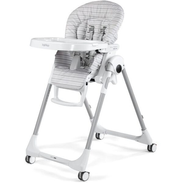 peg perego seggiolone prima pappa follow me linear grey