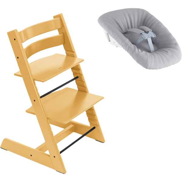 stokke promo tripp trapp con newborn set sunflower yellow