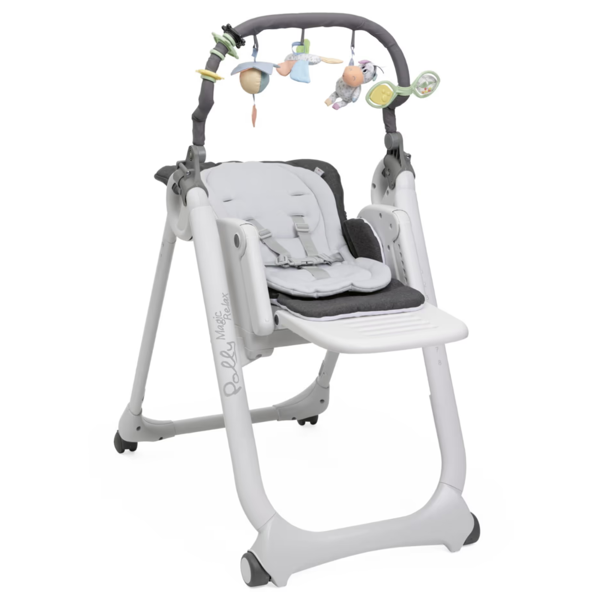 chicco seggiolone polly magic relax grey melange