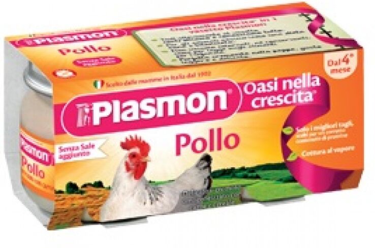 Plasmon Omogeneizzato Pollo 120 G X 2 Pezzi