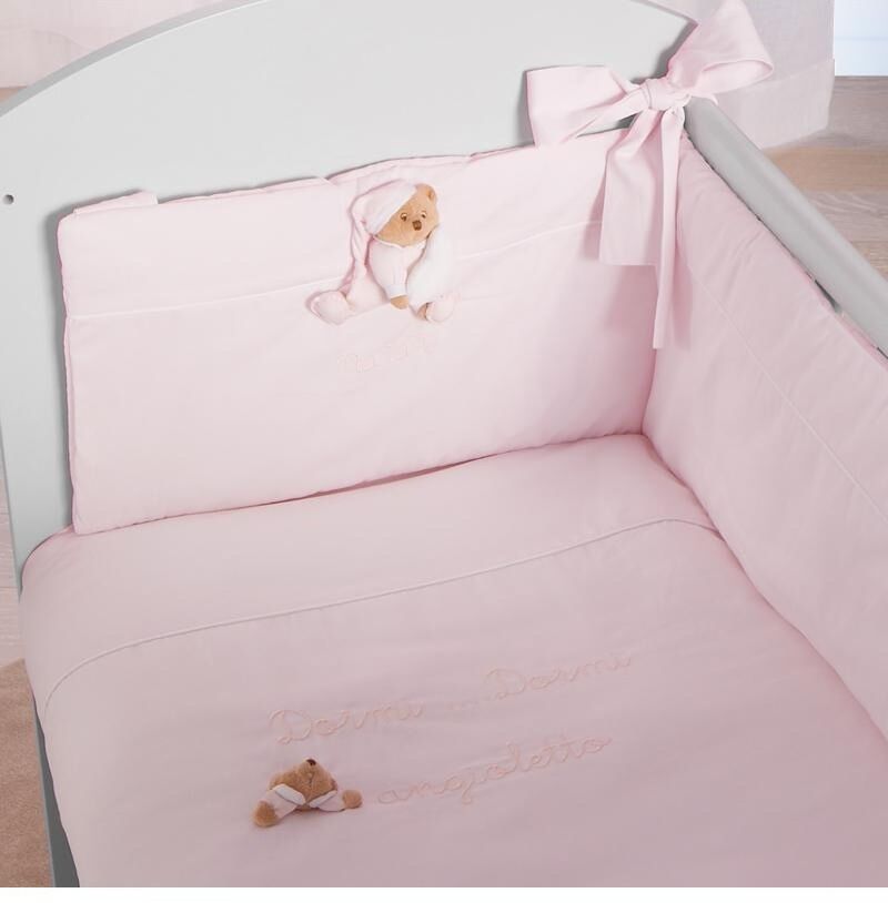 Nanan Set Rivestimento Co-sleeping Puccio Rosa