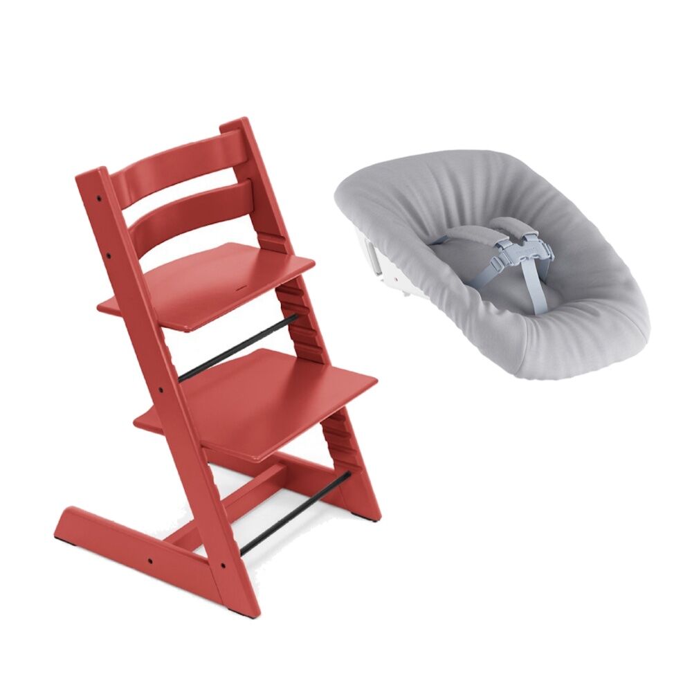 Stokke Promo Tripp Trapp con Newborn Set Warm Red