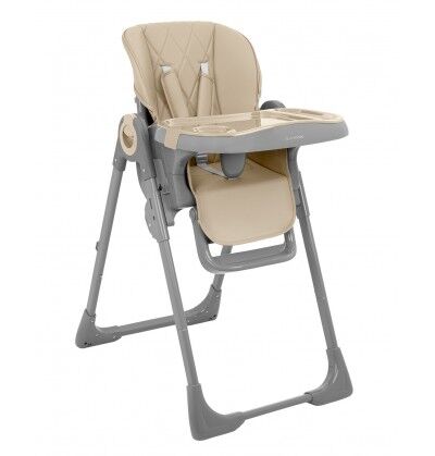 Kikka Boo Kikkaboo Seggiolone Pappa Reclinabile e Regolabile in Altezza COMFY BEIGE