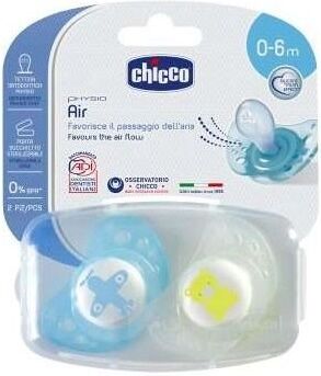 Chicco Ch succh.air sil.lum.0-6m 2pz