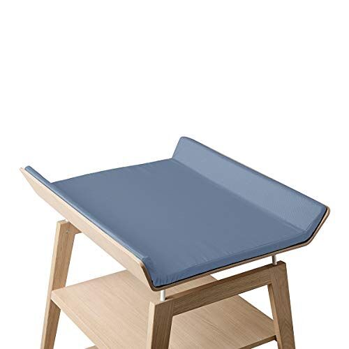 Leander dusty blue Linea by  overtrek voor Linea luiertafel ZONDER luiertafel en zonder schuimkussen