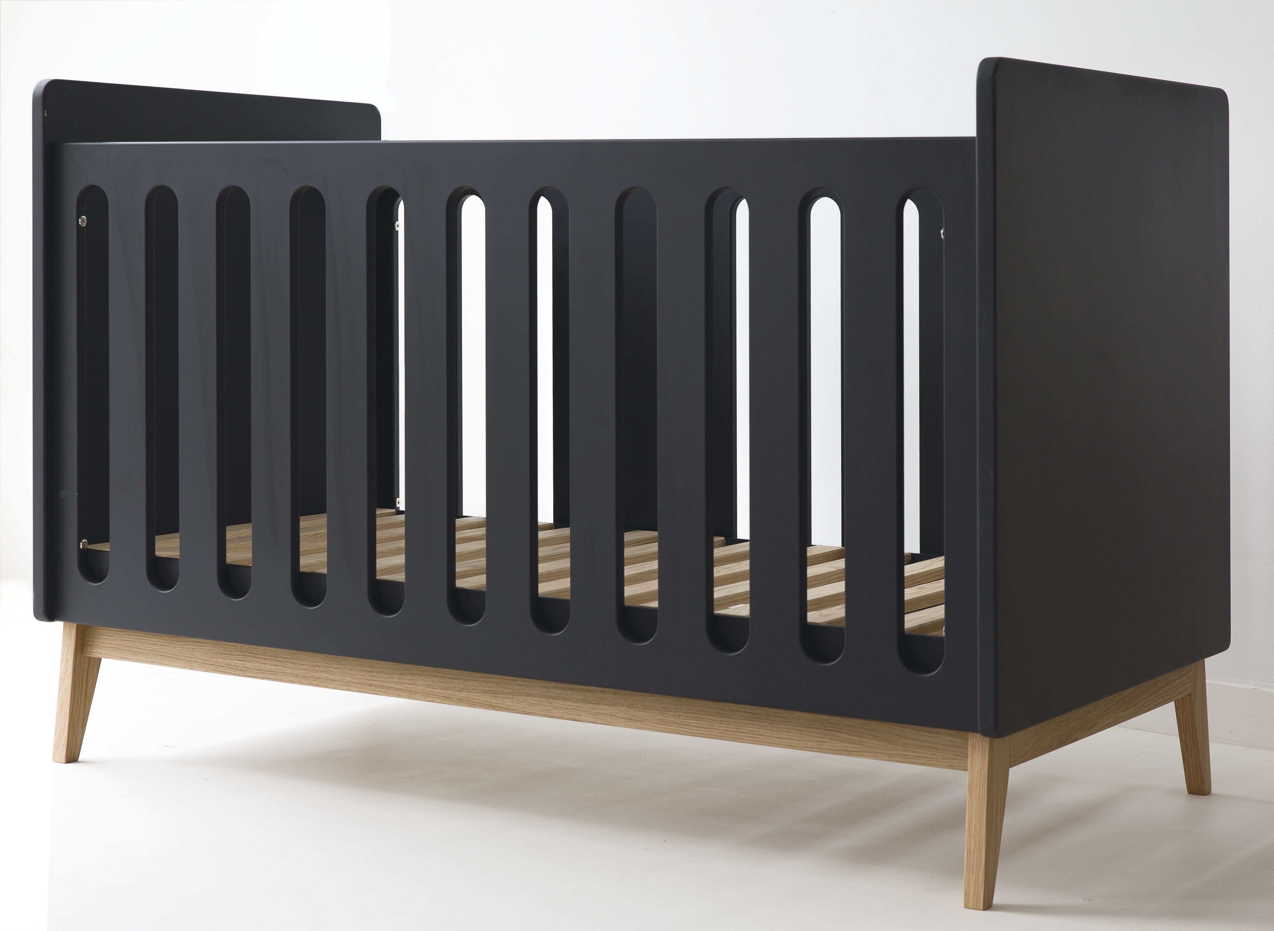 Pericles Babybed Pure 60x120 - zwart