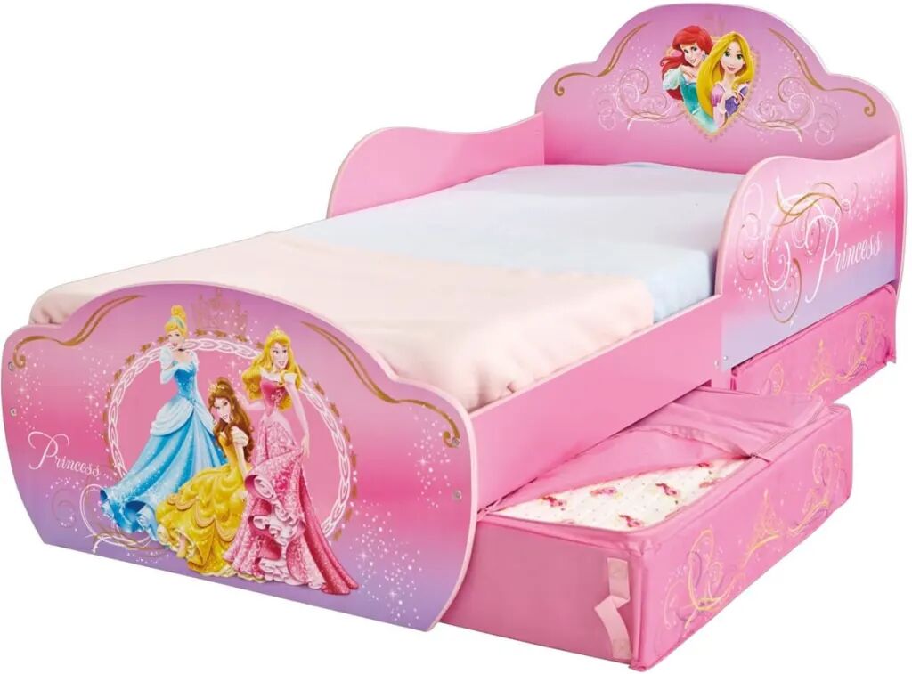 Disney Barneseng med skuffer Prinsesse 142x59x77 cm deluxe WORL660016