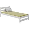Elior Białe nowoczesne łóżko młodzieżowe - Olda 3X 200x90 cm