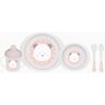 Conjunto De Refeição Bear Pink Saro 6M+