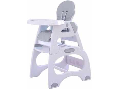 Star Ibaby Cadeira de Refeição Alta BABIFY Eat&Play Conversível (Branco)