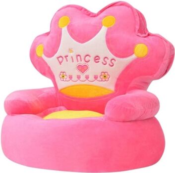 Vidaxl Ninho Peluche Infantil Princesa (Rosa)