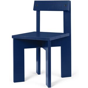 Ferm Living - Ark Kids Chair Blue - Blå - Barnstolar - Trä