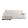 Eysa Oslo Sofa überwurf, Polyester, C/0 Ecru-nerz, Chaise Longue 290 cm. Geeignet für Sofas von 300 bis 350 cm