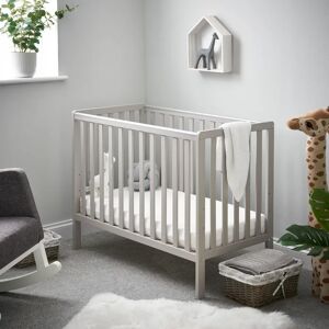 Obaby Bantam Mini Cot with Mattress gray 85.5 H x 104.0 W cm