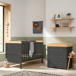 Tutti Bambini Rio 2-Piece Nursery Furniture Set brown 95.0 H x 87.1 W x 144.0 D cm