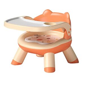 Syrisora Baby Booster Seat, Toddler Booster,Children Dining Chairs Comfortable Sounding Cushion Safe Multifunctional Lightweight Toddler Booster Seat for Infants Kids (Orange)