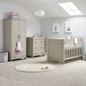 Obaby Nika Cot Bed 3-Piece Nursery Furniture Set brown