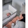 Mamas & Papas Lua Bedside Crib - Grey