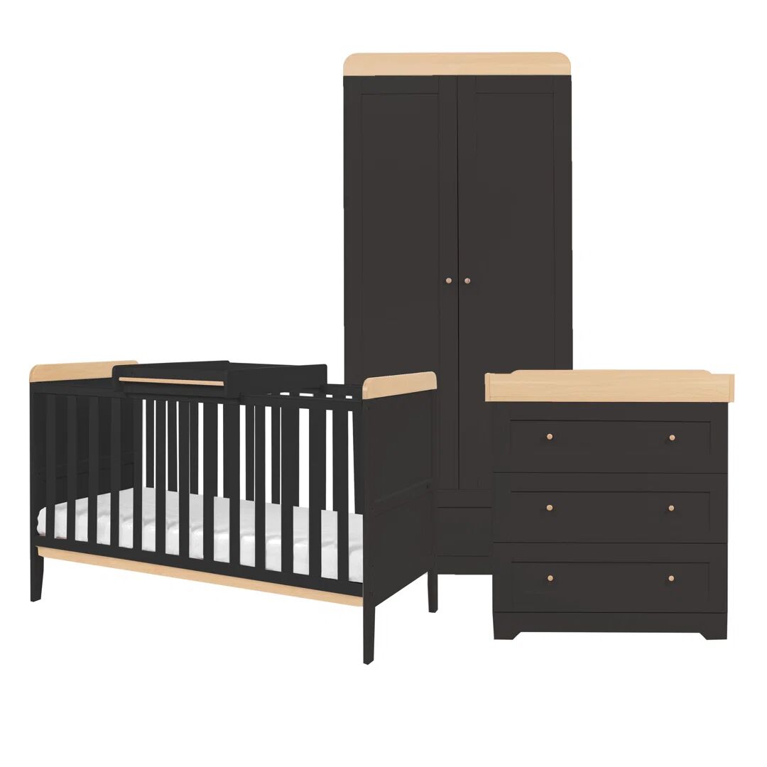 Tutti Bambini Rio 3-Piece Nursery Furniture Set brown 95.0 H x 87.1 W x 144.0 D cm