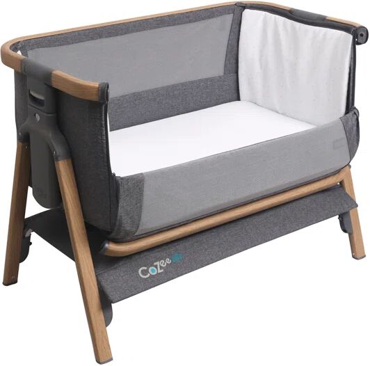 Tutti Bambini Cozee Air Rocking Bedside Crib with Mattress gray 84.0 H x 56.0 W x 93.0 D cm