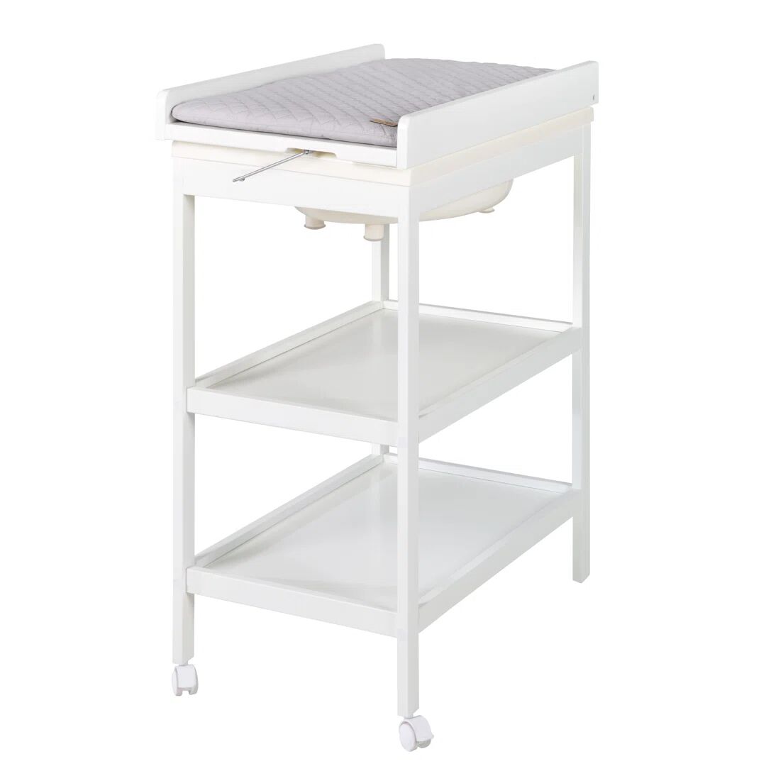 Photos - Changing Table roba Mick  brown/white 99.5 H x 46.5 W x 78.0 D cm