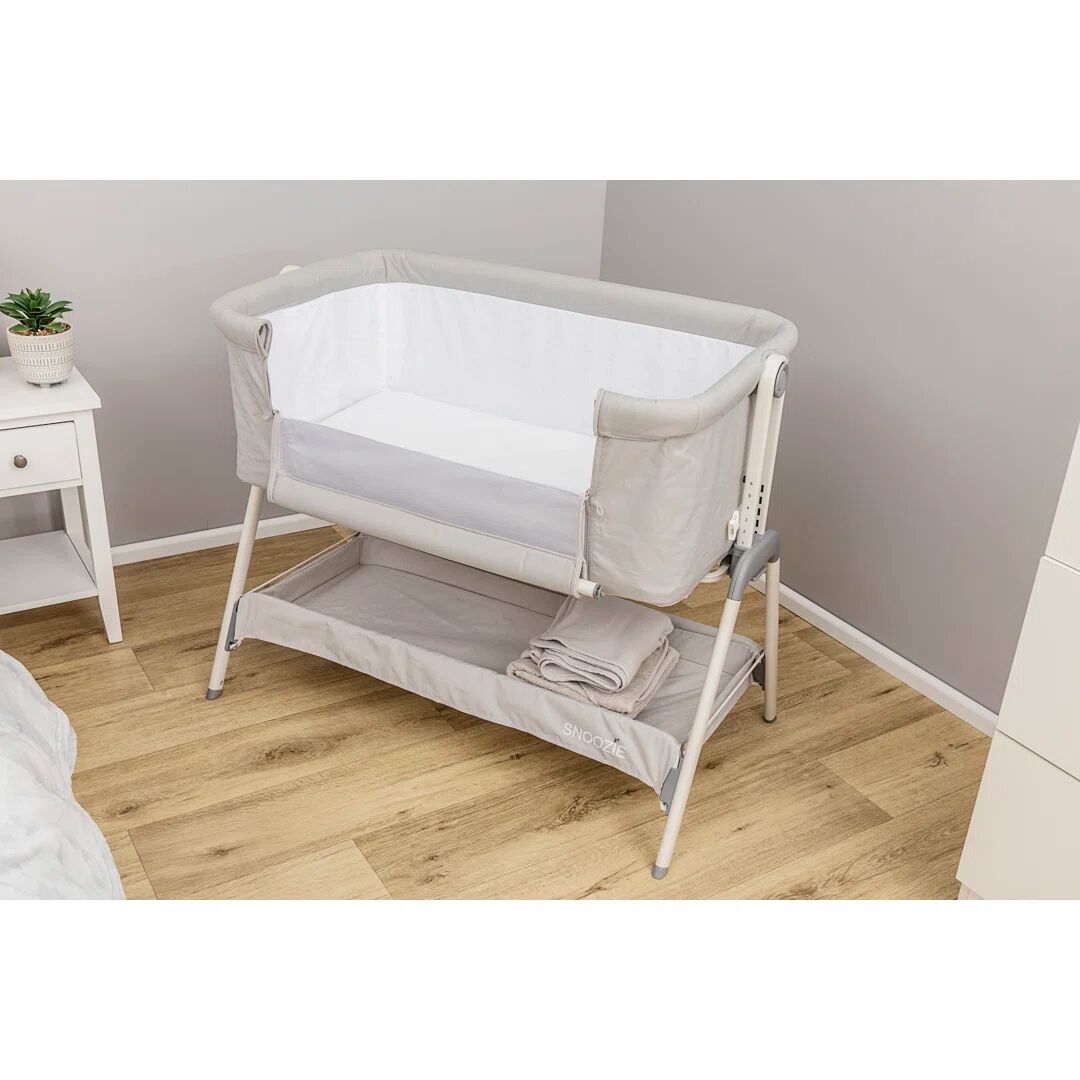Photos - Cot Kinder Valley Snoozie Folding Travel  with Mattress brown 82.0 H x 57.0
